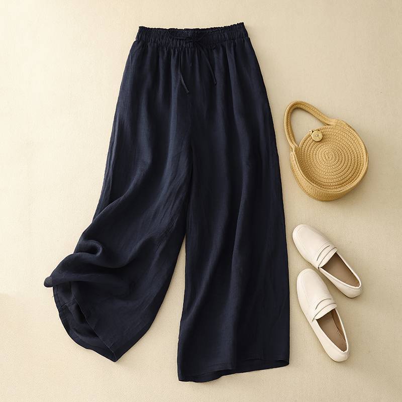 Pantalon Rétro Double Couche Chic