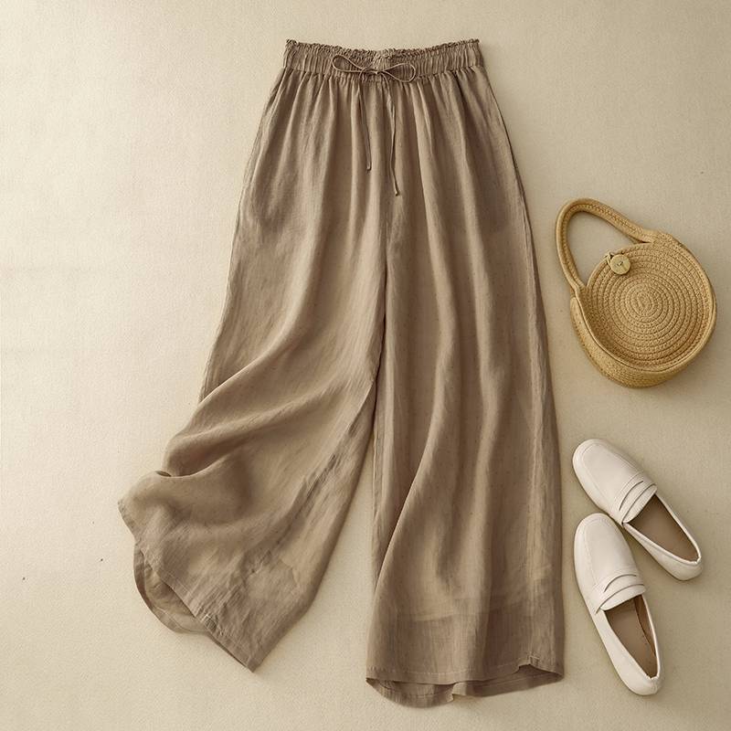 Pantalon Rétro Double Couche Chic