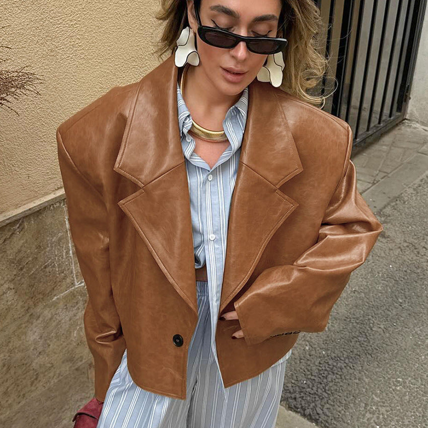 Blouson Cuir Élégance