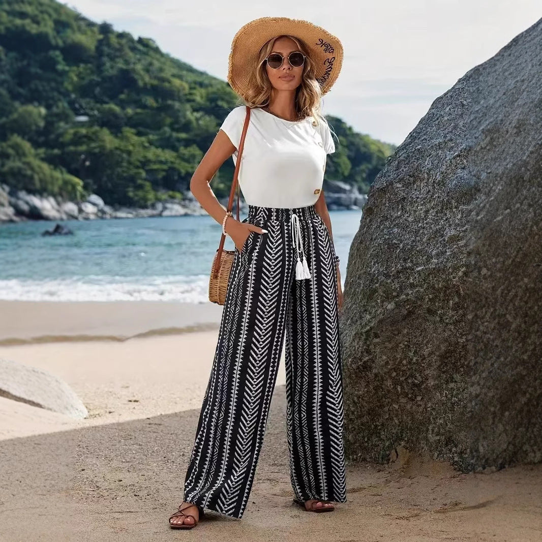 Pantalon Droit Noir