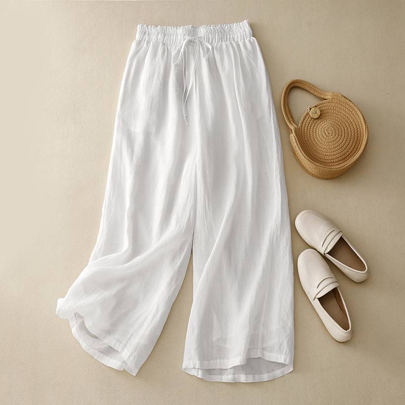 Pantalon Rétro Double Couche Chic