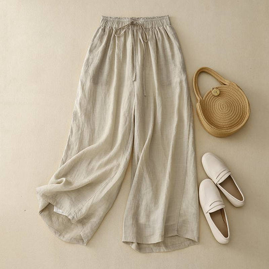 Pantalon Rétro Double Couche Chic