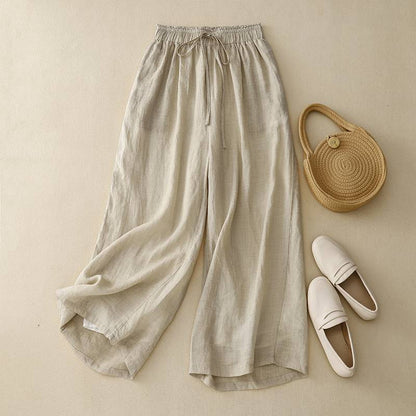 Pantalon Rétro Double Couche Chic
