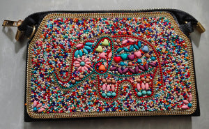 Sac bandoulière Mizhu à motif de fleur en coquillage